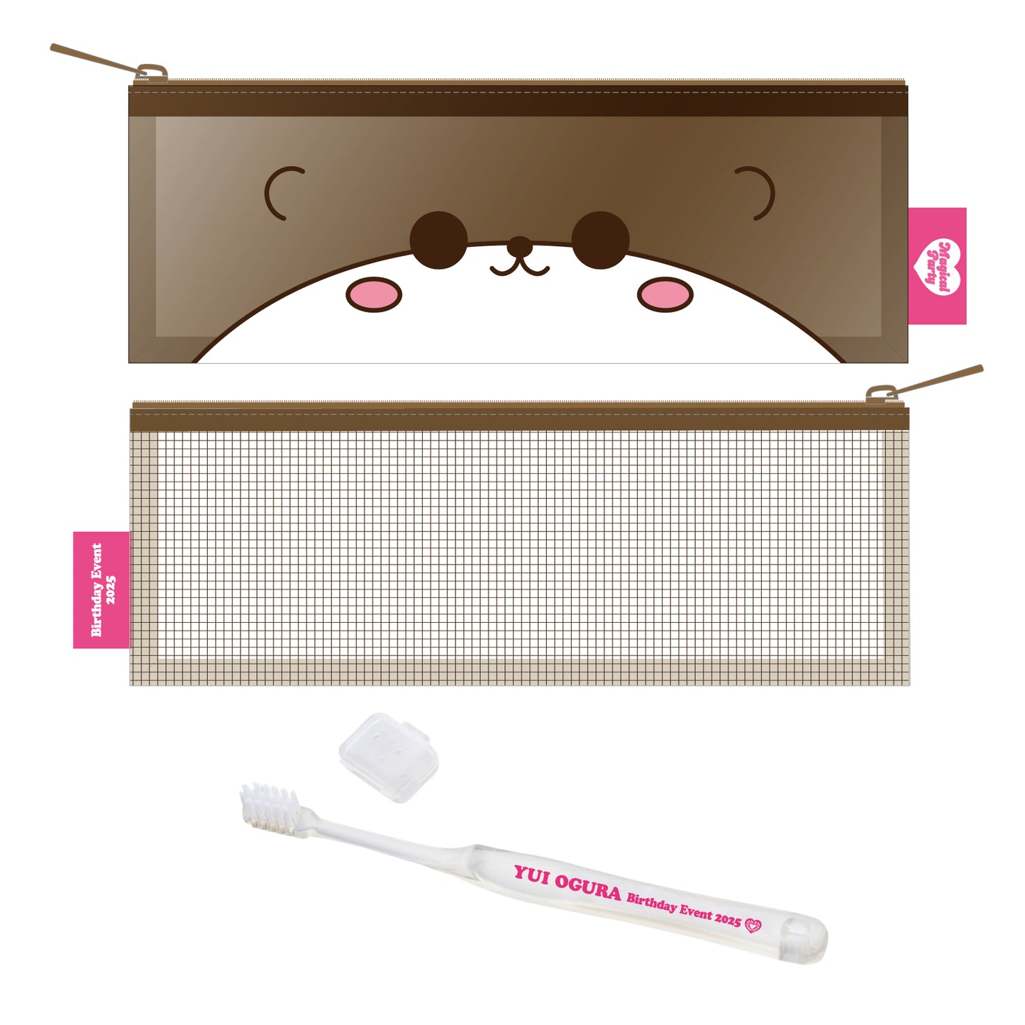 KAWAUSOKUN Toothbrush & Pouch Set