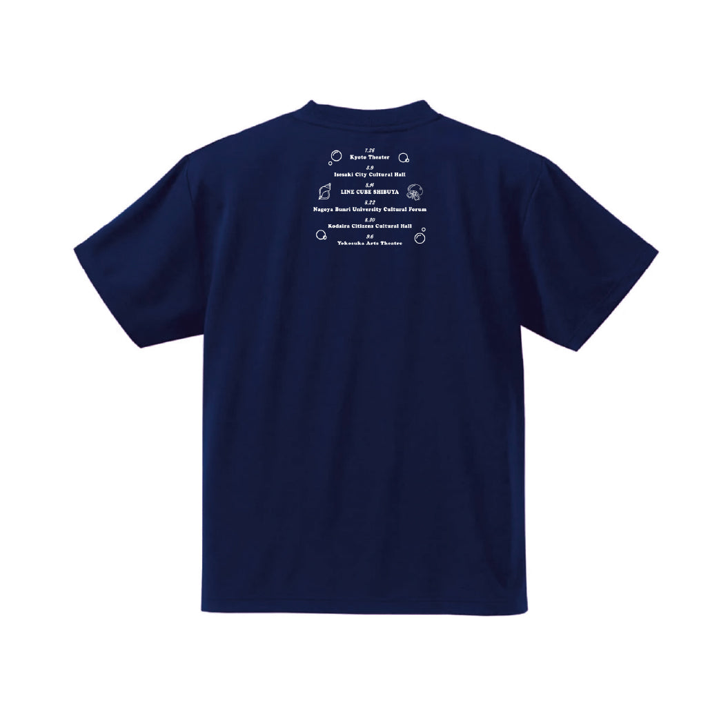 Utakata no Mermaid ♡ Sports T-Shirt (Navy)